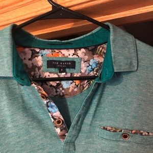 Ted Baker teal polo